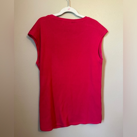 Calvin Klein pink sweater shirt Vest - Picture 3 of 3